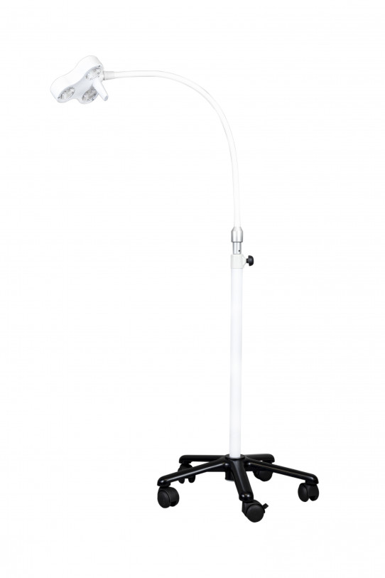 Moveable examination lamp FLH-3 model, 35.000 lux  with flex arm